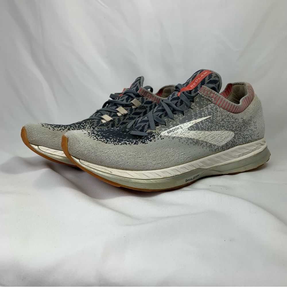 Brooks Womens Bedlam 1202721B137 Gray Running Shoes Sneakers Size 10.5 ***